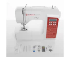 Singer Sewing Machine Computerized SC220-RD Red