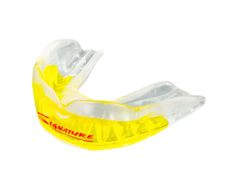 Signature Sports Premium Type 3 VIPA Mouthguard Teeth Shield Teen Yellow