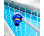 Swimming Pool Hot Spring Fish Pond Wall Cleaning Brush Scrubber Cleaner Tool-Blue