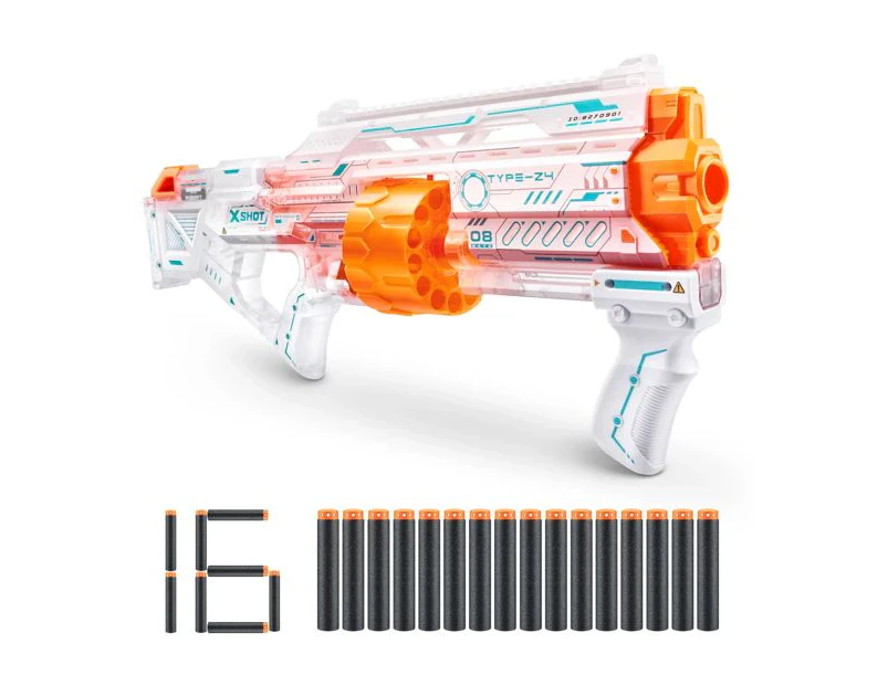 X-Shot Skins Last Stand Blaster - Specter Skin (16 Darts) by ZURU