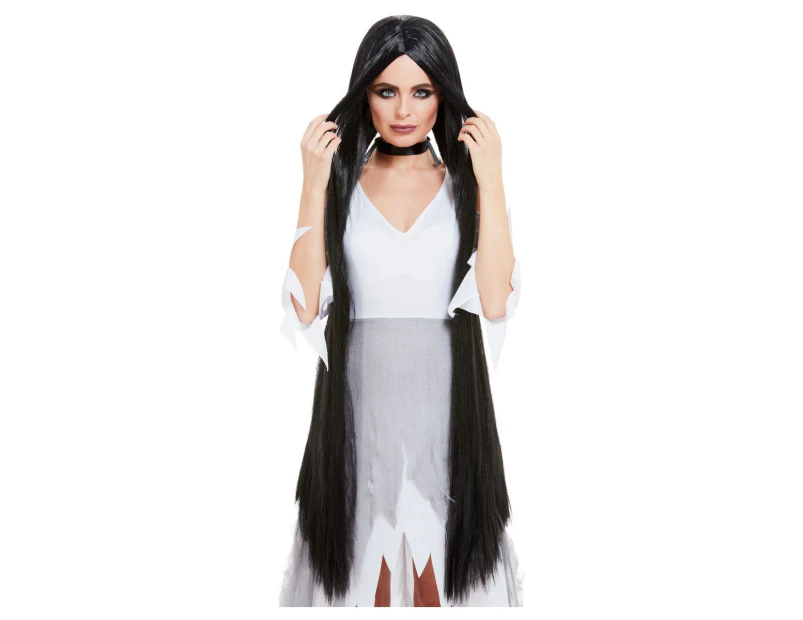 Halloween Black Wig Costume Accessory Size: One Size Fits Most