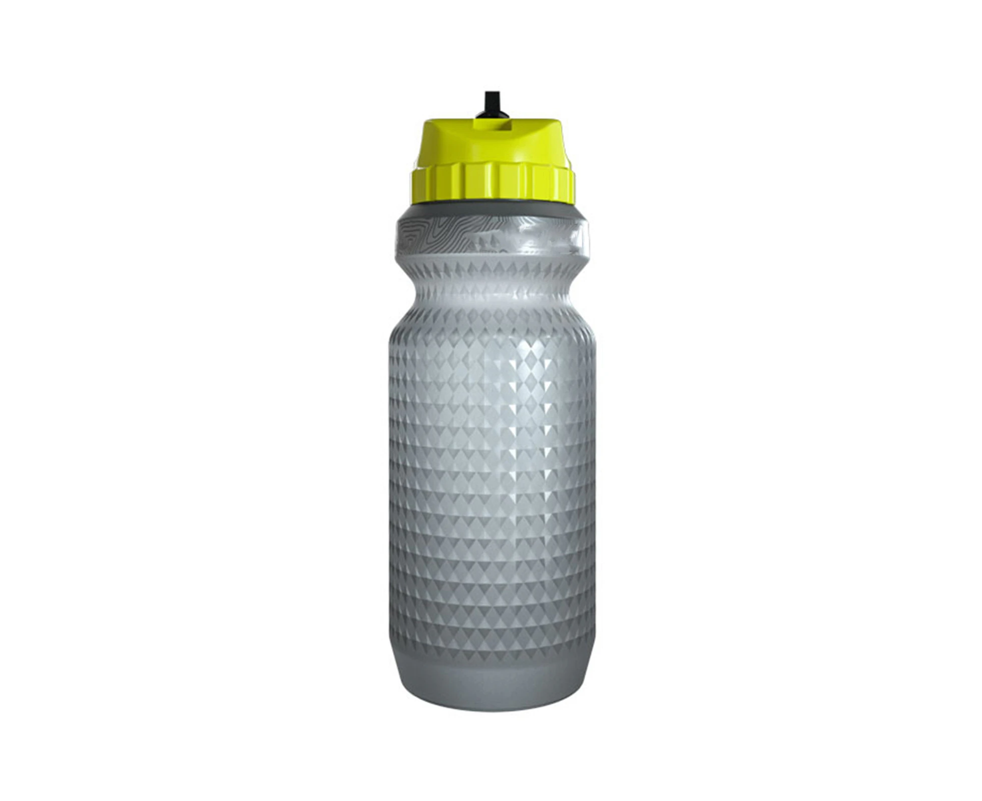 650ml Water Bottle Leakproof Silicone Cycling Sport Cup for MTB Bicycle-Yellow Silicone