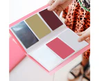 Portable 120 Pockets Scrapbooking Photo Name Card Photocard Album ID Holder-Pink