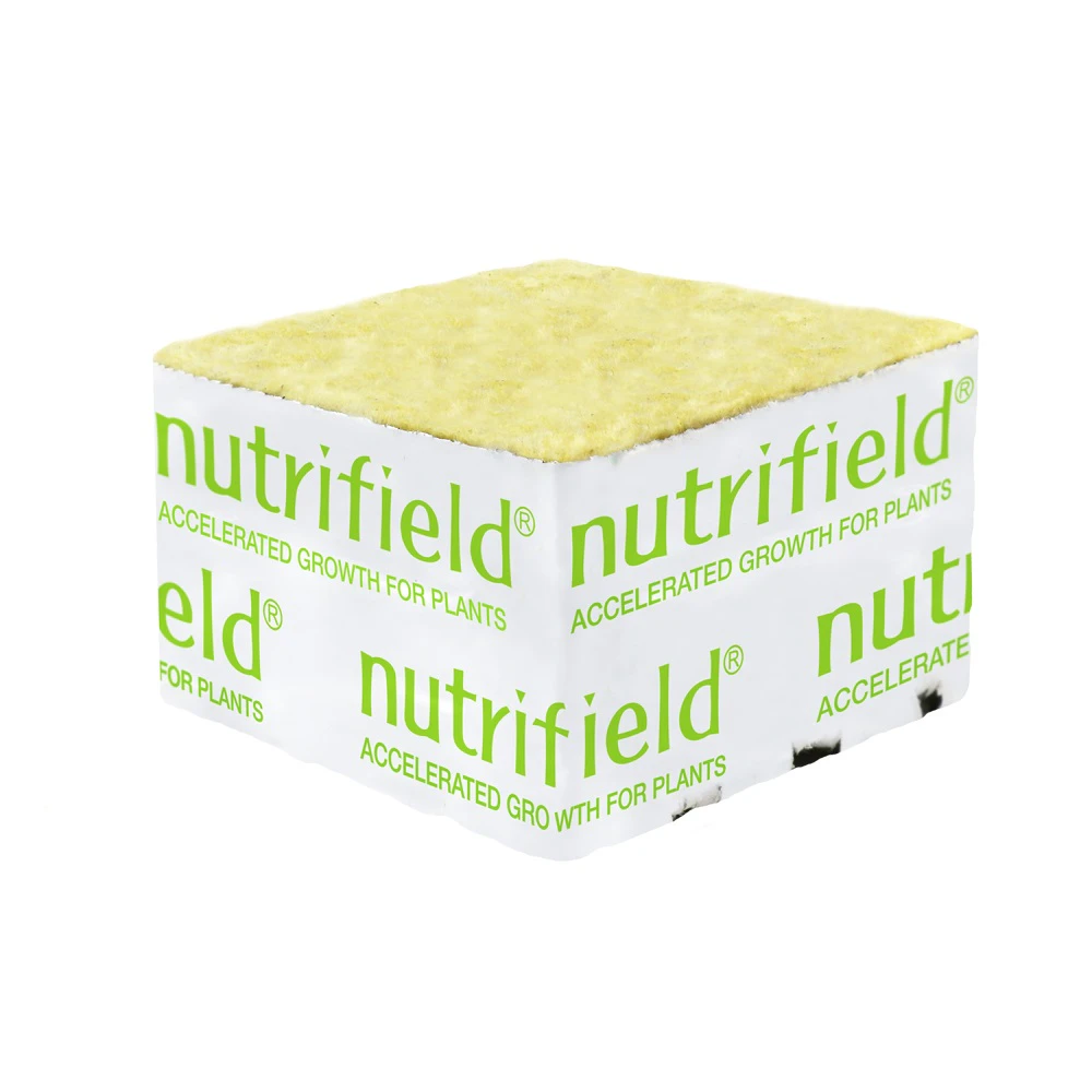 Nutrifield 75mm x 75mm Stonewool Cube (No Hole)