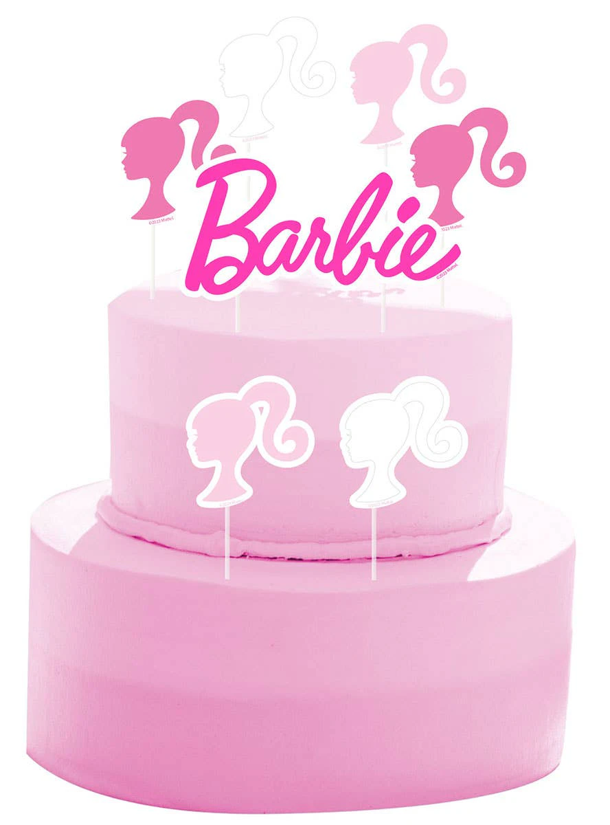 Barbie Pink Birthday Cake Decorating Kit-New