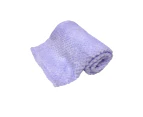 Popcorn Coral Fleece Throw Rug Blanket 180gsm 127 x 152cm Lilac Purple