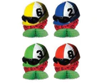 Melbourne Cup Jockey Helmets Mini Honeycomb Table Centrepieces x4