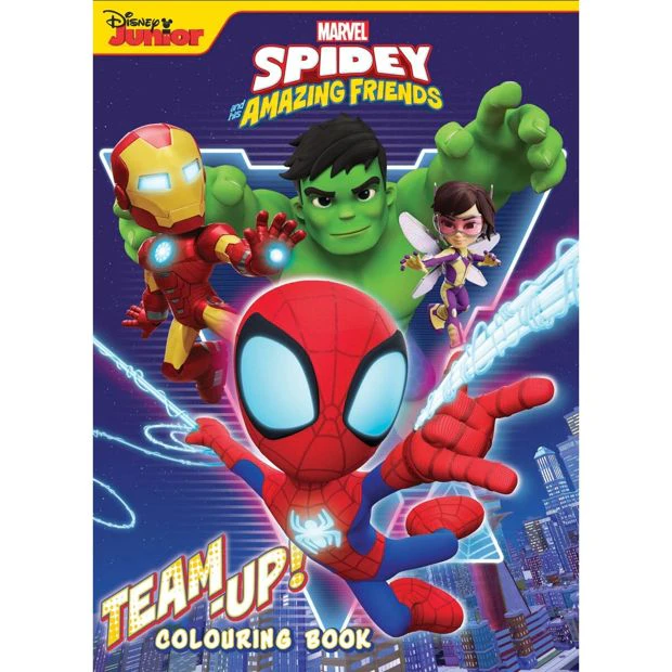 Disney Junior Marvel Spidey & His Amazing Friends Team-Up Colouring Book