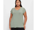 Target Plus Size V-Neck T-Shirt - Green