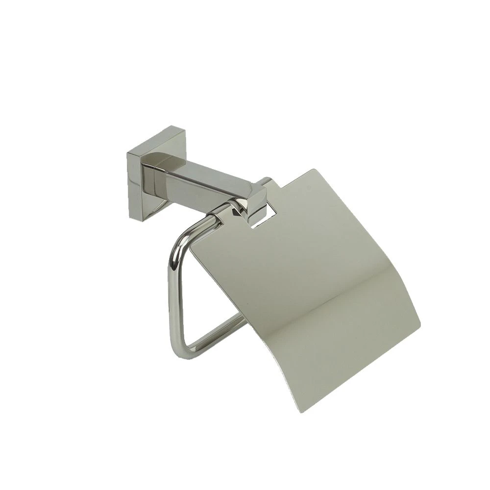 AGUZZO Quadro Stainless Steel Toilet Paper Roll Holder - Wall Mounted