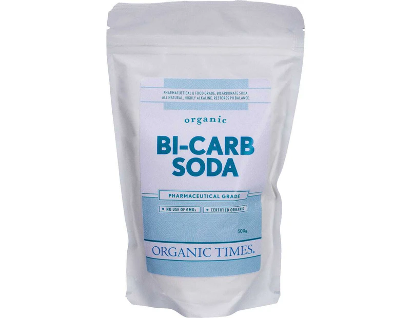 Organic Bi-Carb Soda - Pharmaceutical Grade 500g