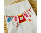 Embroidery Cloth Table Napkin Thanksgiving Dinners Napkin