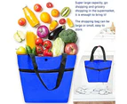 Foldable shopping trolley, collapsible two-stage Foldable shopping bag