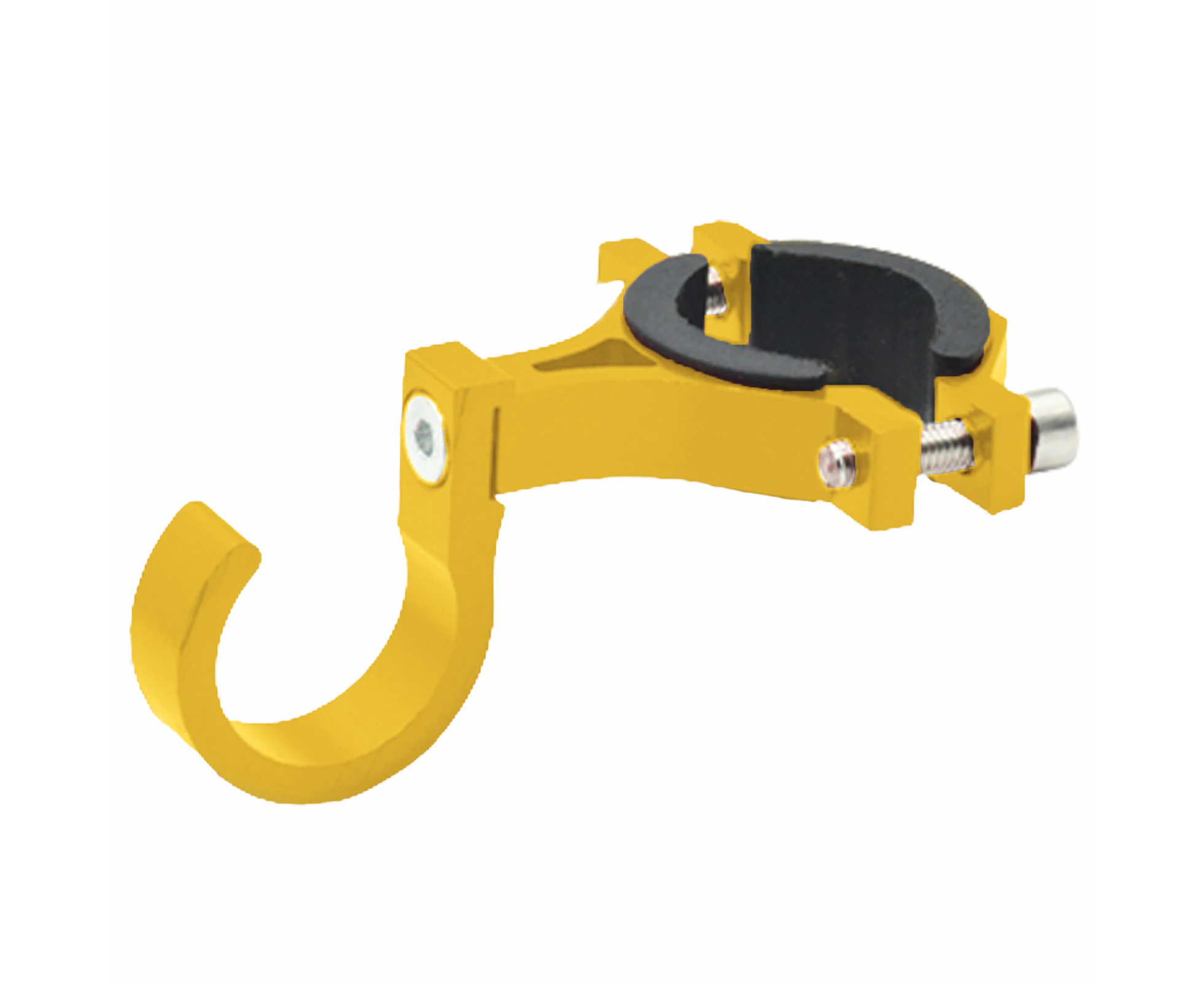 Bike Hook Strong Bearing Adjustable Angle Wear-resistant Multifunctional Aluminum Alloy Anti Rust Scooter Hanging Hook for Bike Golden