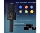 Wireless Bluetooth Karaoke Microphone,3-in-1 Portable Handheld Karaoke Mic Speaker Machine Birthday Home Party for Android/iPhone/PC or All Smartphone (Q37