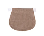 Maternity Pregnant Women Waistband Belt Adjustable Elastic Pants Waist Extender-Khaki