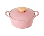 Neoflam Retro 22cm Stockpot Induction with Die-Cast Lid Pink