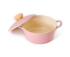 Neoflam Retro 22cm Stockpot Induction with Die-Cast Lid Pink