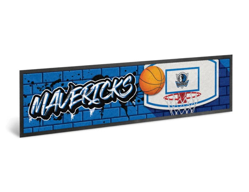 NBA Dallas Mavericks Basketball Bar Runner Mat