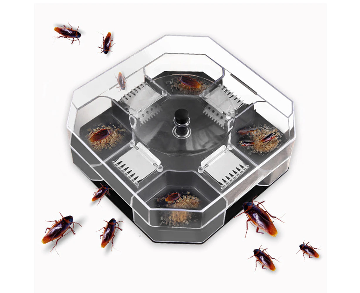 Insect Bug Flea Trap Catcher Cockroach Ant Luring Case Pest Control Killer Box