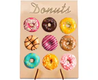 Donut Wall Stand Donut Display Stand Donut Shelf Donut Treat Stand Practical practical gift celebration made of wood