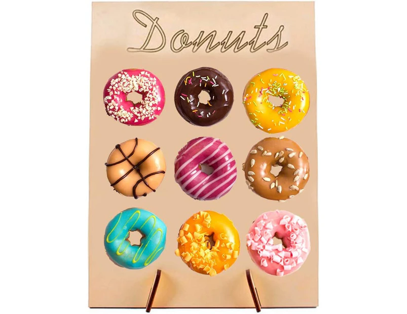 Donut Wall Stand Donut Display Stand Donut Shelf Donut Treat Stand Practical practical gift celebration made of wood