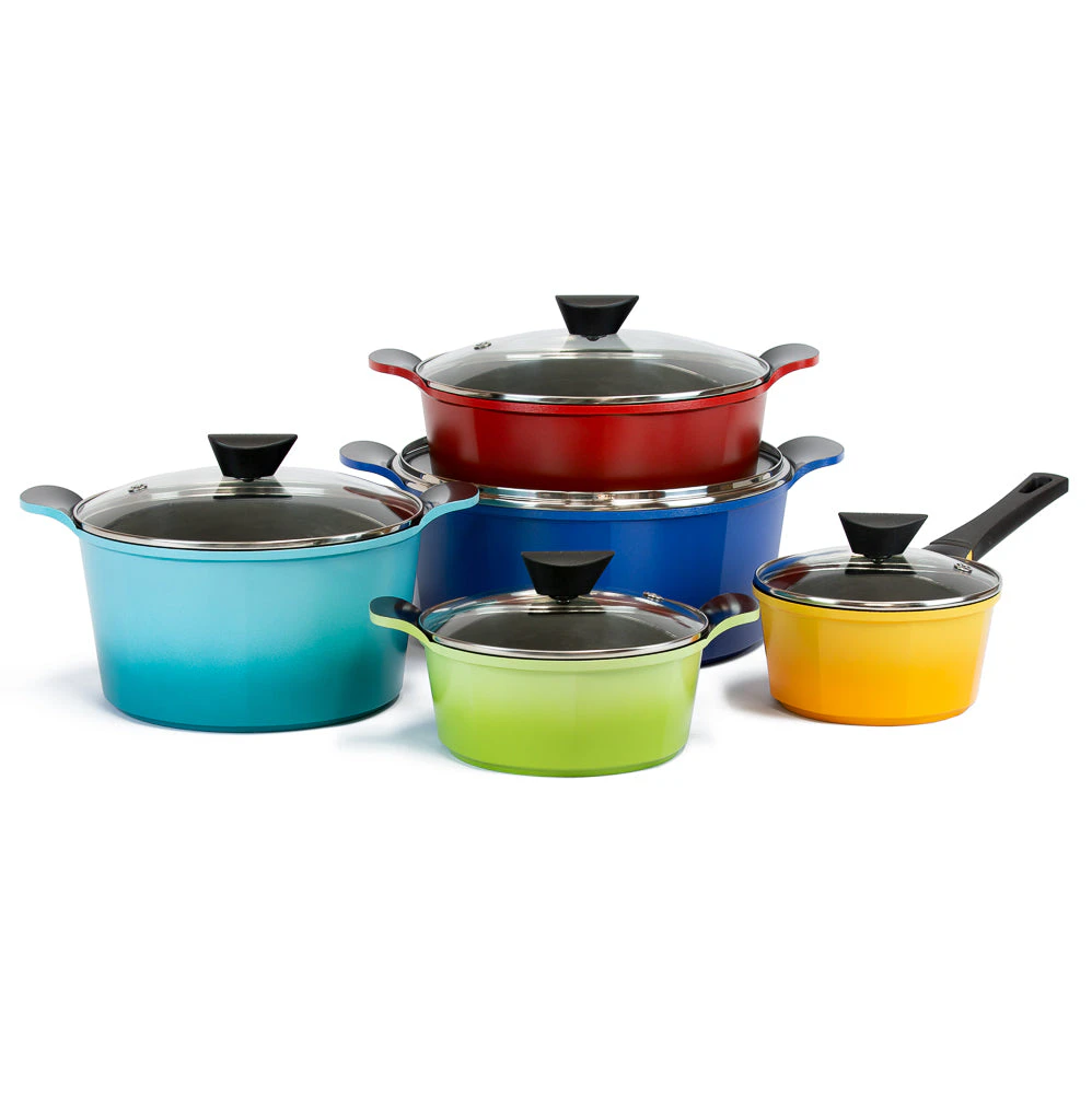 Neoflam induction set 5pc Saucepan and Casseroles