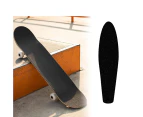 Professional Waterproof  Anti-slip Fish Board Grip Tape Sandpaper Sticker for Skateboard-Pure Black