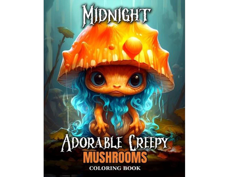 Midnight Adorable Creepy Mushrooms