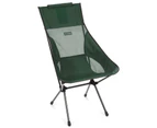 Helinox Sunset Chair - Lightweight Compact Camp Chair - Forest Green / Steel Grey Frame