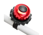 Bicycle Bell Loud Universal Mini Sport Bike Mountain Road Cycling Bell Ring for Outdoor Red