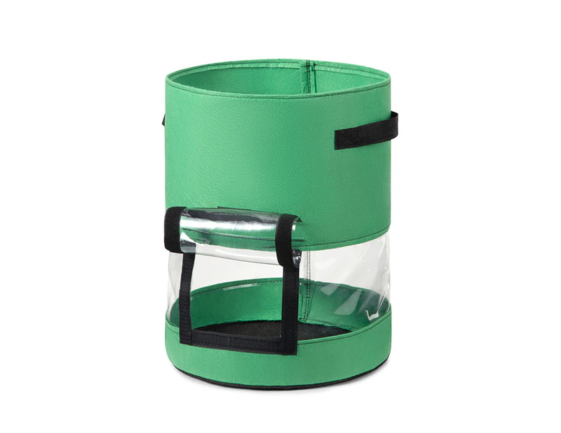 7/10 Gallon Plant Growing Bag Aeration Waterproof Potato Planting Bucket Pouch-Green - Green