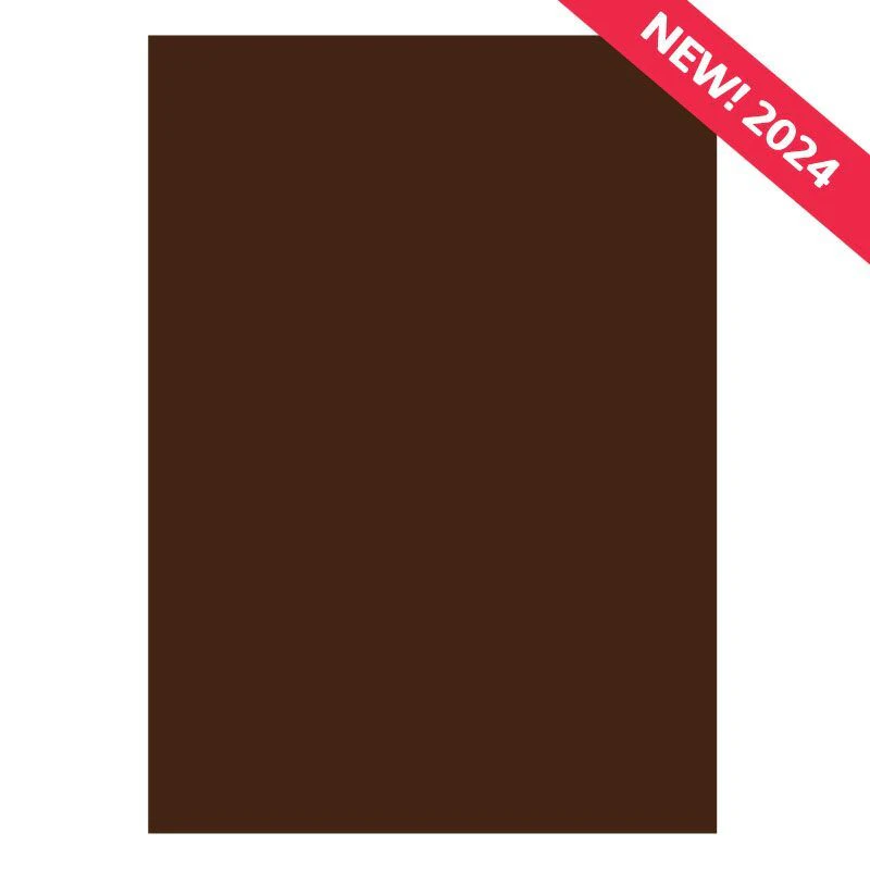 Hunkydory A4 Matt-tastic Adorable Scorable Cardstock : Chocolate