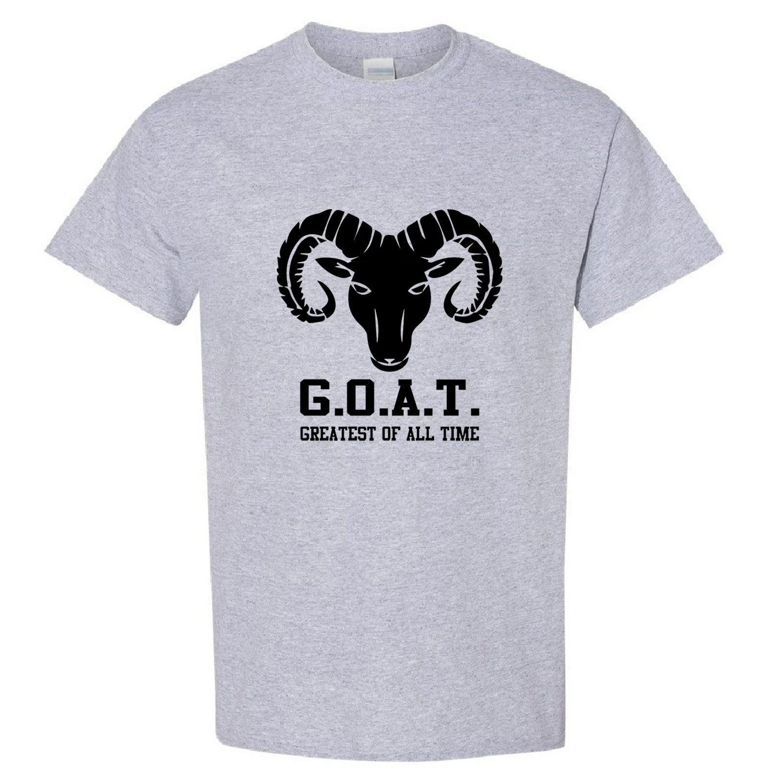 GOAT Greatest Of All Time Bighorn Sheep Head Men T Shirt Tee Top - Sport Grey