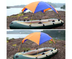 Inflatable Boat Shading Awning Rainproof Sunscreen Outdoor Fishing Tent for Summer