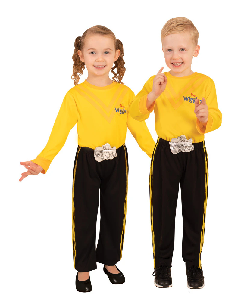 Yellow Emma Wiggle Deluxe Costume Licensed (Top + Pants)- Child