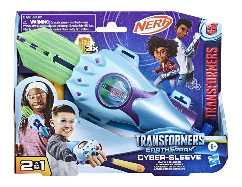 NERF Transformers: EarthSpark Cyber-Sleeve Battle Blaster Toy