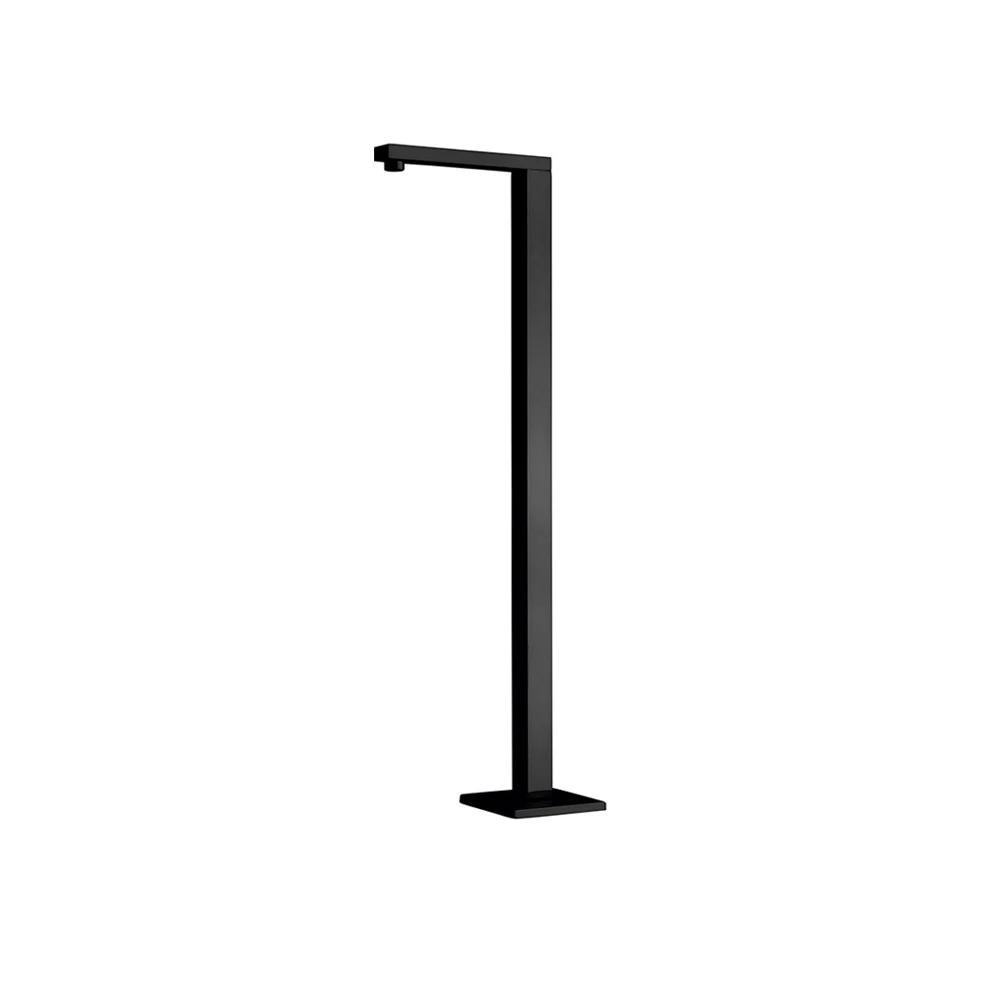 VITO BERTONI AQUAZZONE Floor Standing Bath Spout - Square - Matte Black