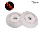 2Pcs 80/76/72mm In-line Speed Skate Skating LED Light Flashing Roller Wheels-Red