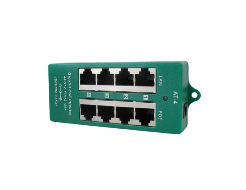 Poe World 4 Port Gigabit Midspan Poe Injector