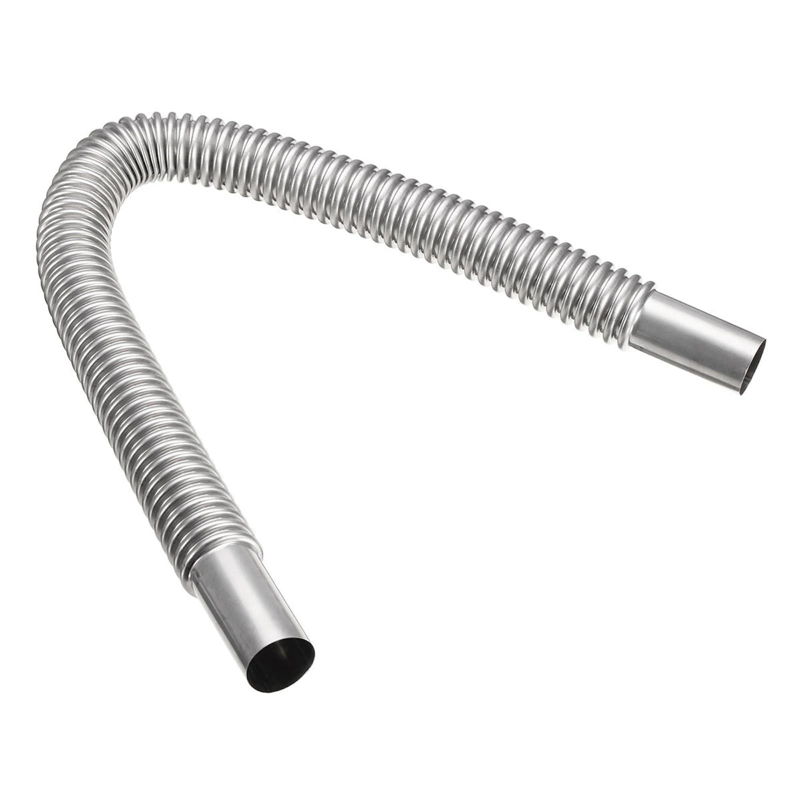 60cm 2.5cm Car Parking Diesel Air Heater Tank Exhaust Pipe Vent Hose Tube Stainless Steel