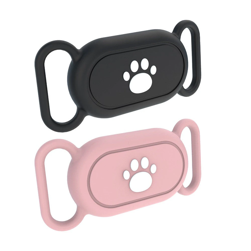 2Pcs Pet Cat Collar Holder Silicone Case for Samsung Galaxy SmartTag2 Style 1