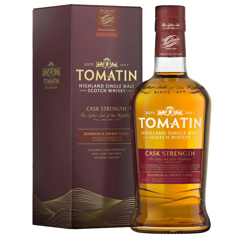 Tomatin Cask Strength Bourbon and Sherry Casks 700ml