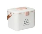 Medicine box plastic first aid box storage box medicine box with handle with removable storage compartment medicine box medicine box organizer