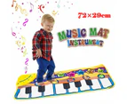 Music Kids Piano Play Baby Mat Animal Educational Soft Kick Toy