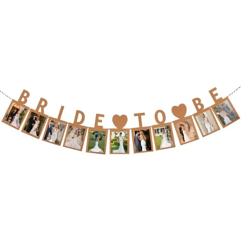 Bridal Shower Decorations Bride To Be Photo Banner Bunting Hens Night Party