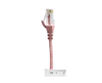 1M Cat 6 Ultra Thin Lszh Pack Of 10 Ethernet Network Cable Pink