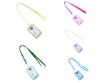 Hard Plastic Pocket ID Card Credit Badge Name Tag Holder Neck Strap Lanyard-Green