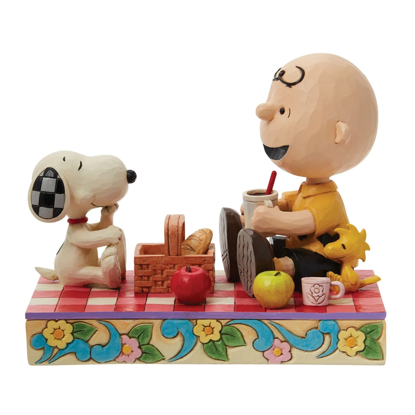 Peanuts by Jim Shore Snoopy, Woodstock & Charlie Brown Having A Picnic