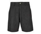 Mens Denim Bermuda Shorts - Black Washed